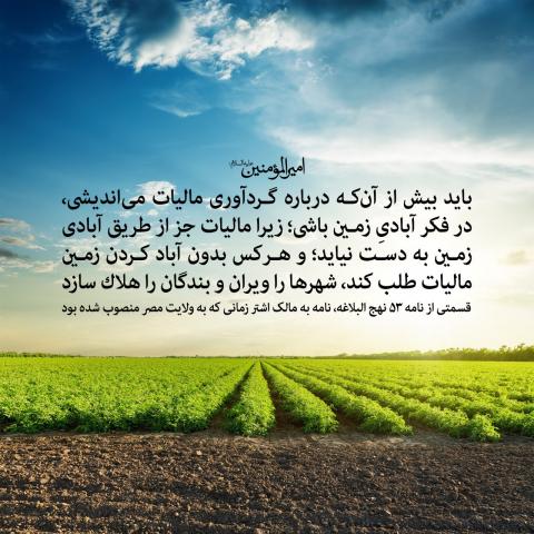 آباد کردن زمین