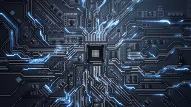 تصویر فناوری رایانه با کیفیت ۴کی برای والپیپر و پس‌زمینه در موضوع تکنولوژی