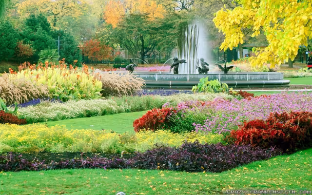 تصویر باغ برای والپیپر و پس‌زمینه در موضوع علم و طبیعت