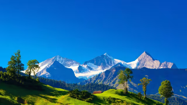 تصویر منظره سوئیس برای والپیپر و پس‌زمینه در موضوع علم و طبیعت
