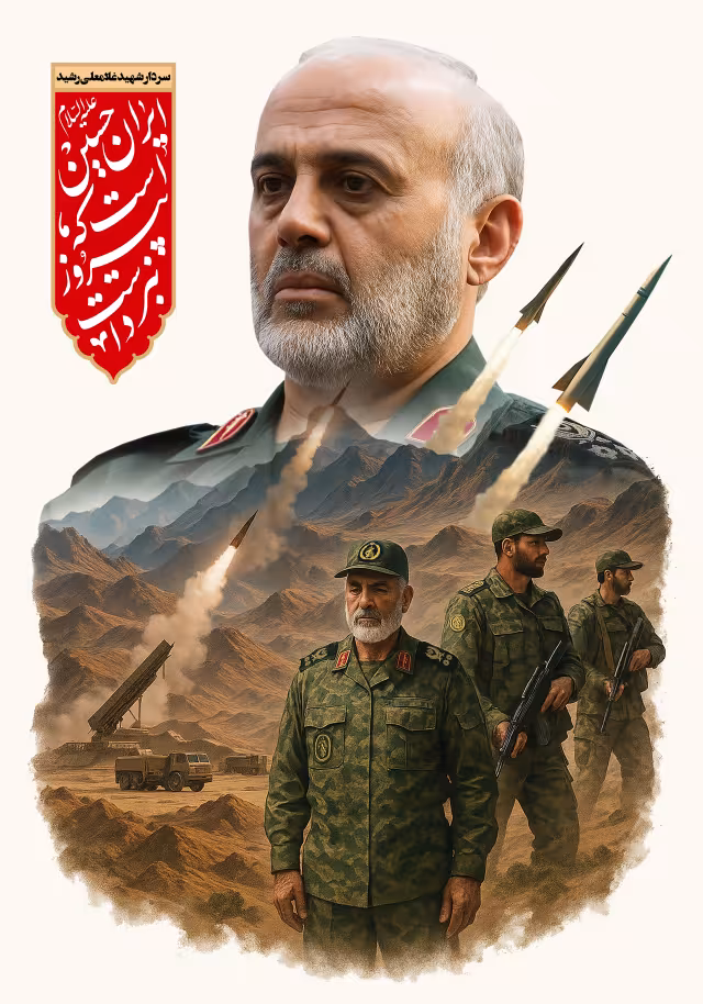 شهید غلامعلی رشید | پوستر مذهبی باکیفیت