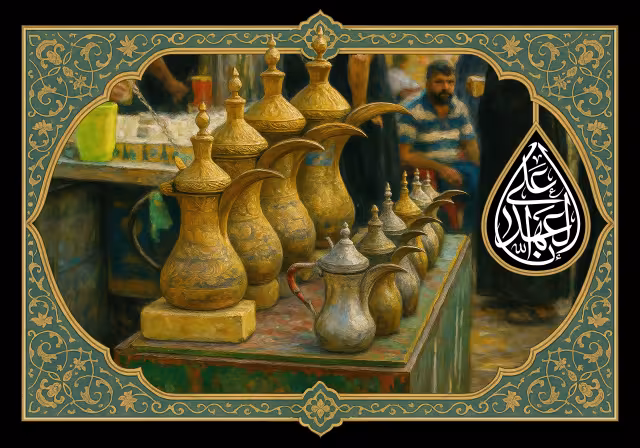 اربعین حسینی - انا علی العهد | تصویر باکیفیت برای طراحی
