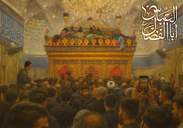 ضریح حرم حضرت عباس (ع) | تصویر باکیفیت برای طراحی