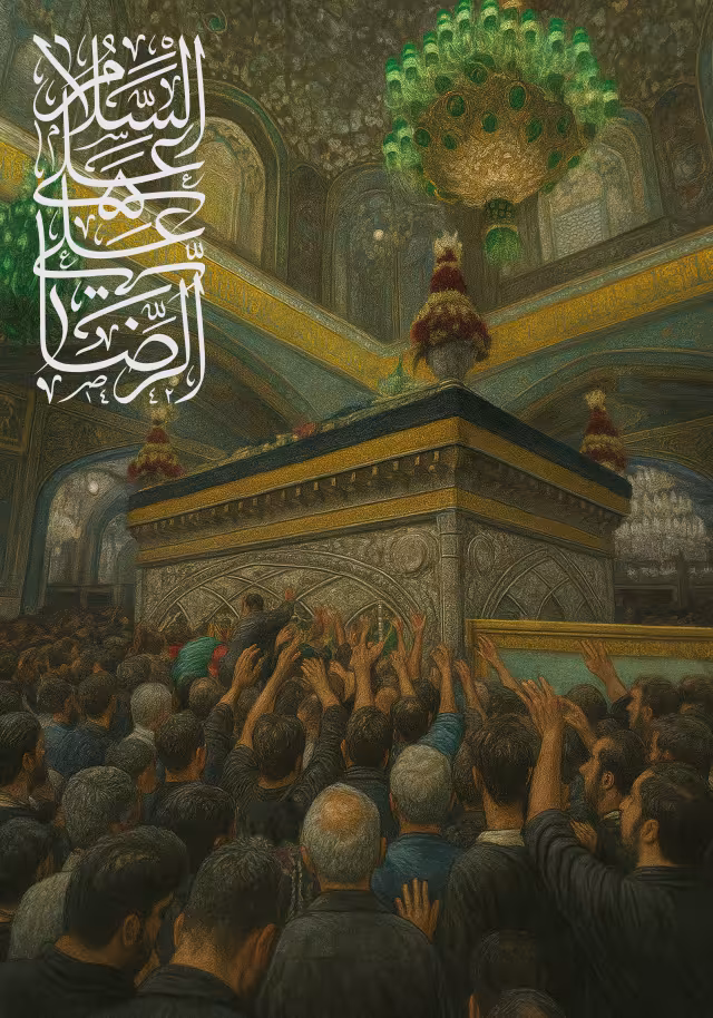 شهادت امام رضا (ع) | پوستر مذهبی باکیفیت
