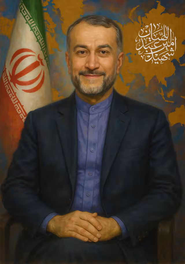 شهید امیرعبداللهیان | پوستر و تصویر یادبود
