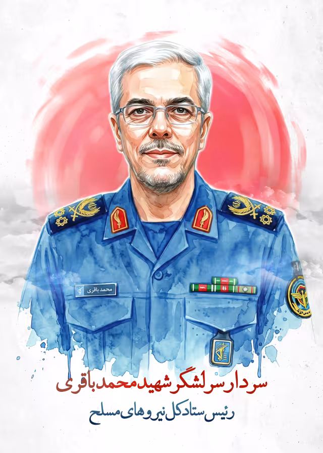 شهید محمد باقری | تصویر باکیفیت برای طراحی