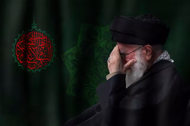 امام خامنه ای مخصوص ایام شهادت اهل بیت (ع) | پوستر و تصویر مذهبی باکیفیت