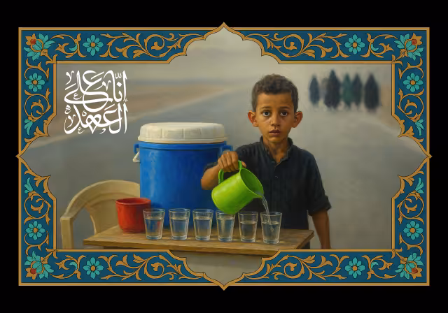 اربعین حسینی - خادم الحسین | تصویر باکیفیت برای طراحی