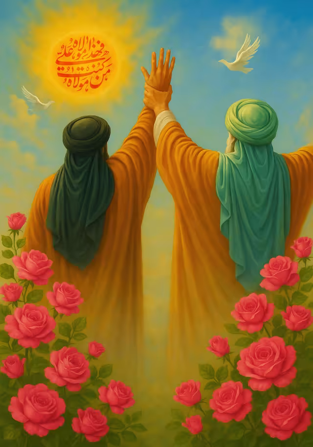 من کنت مولاه فهذا علی مولاه | پوستر مذهبی باکیفیت