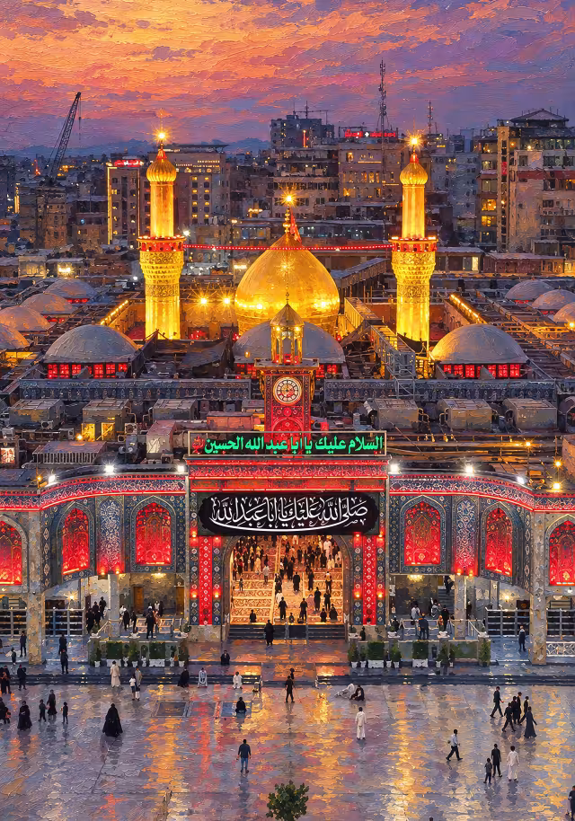 حرم امام حسین (ع) | تصویر باکیفیت زیارتی