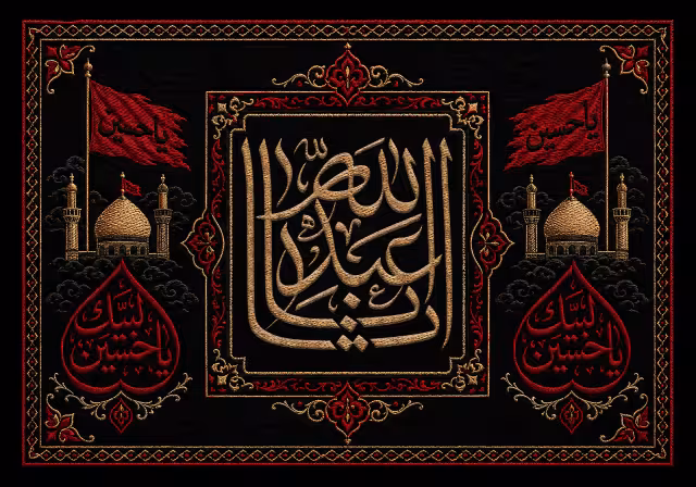 یا اباعبدالله | طرح گرافیکی مناسبتی