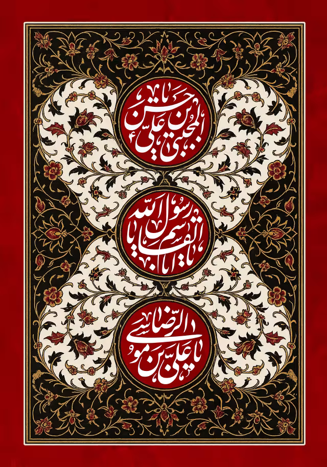 شهادت پیامبر اسلام (ص) ، امام حسن (ع) و امام رضا (ع) | پوستر و تصویر مذهبی باکیفیت