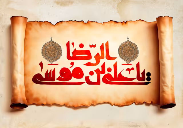 یا علی بن موسی الرضا | پوستر مذهبی باکیفیت