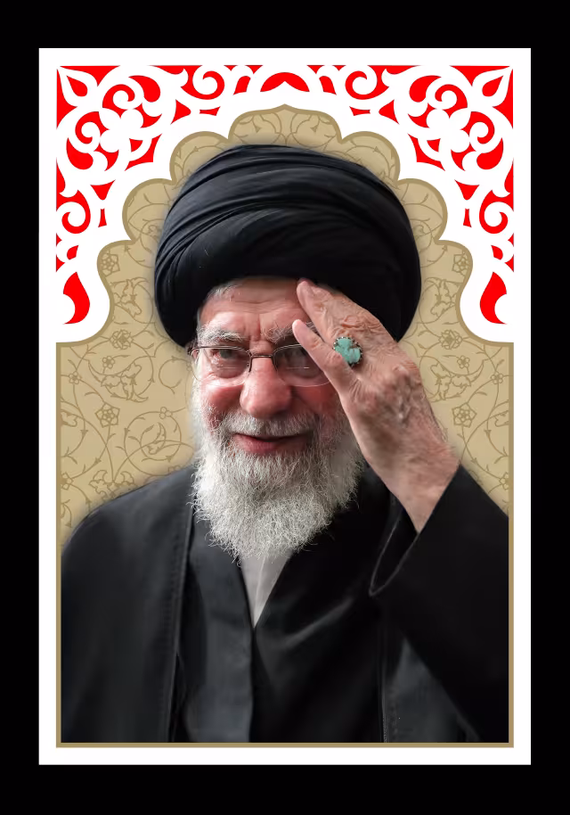 امام خامنه ای مخصوص ایام شهادت اهل بیت (ع) | طرح گرافیکی مناسبتی