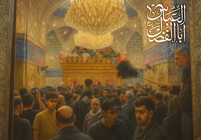 ضریح حرم حضرت عباس (ع) | تصویر باکیفیت زیارتی