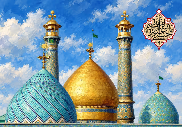 ولادت حضرت عبدالعظیم حسنی (ع) | طرح گرافیکی مناسبتی