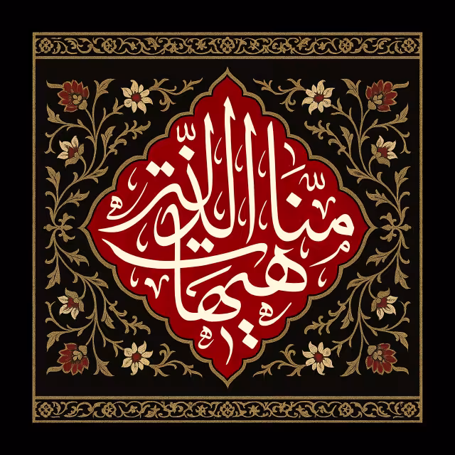 هیهات منا الذله | تصویر باکیفیت برای طراحی؛ طرح منتخب