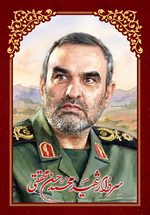 سردار شهید محمد حسن محققی | پوستر و تصویر یادبود