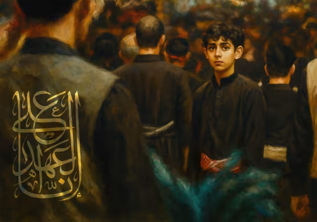 اربعین حسینی - انا علی العهد | والپیپر مذهبی باکیفیت