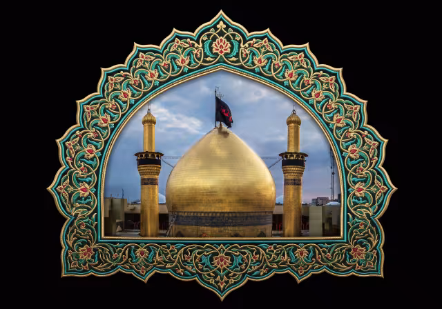 گنبد حرم امام حسین علیه السلام | تصویر باکیفیت زیارتی