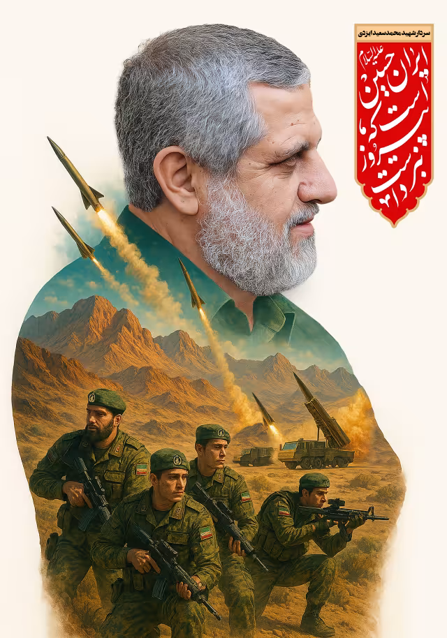 شهید حاج محمد سعید ایزدی | پوستر و تصویر مناسبتی باکیفیت