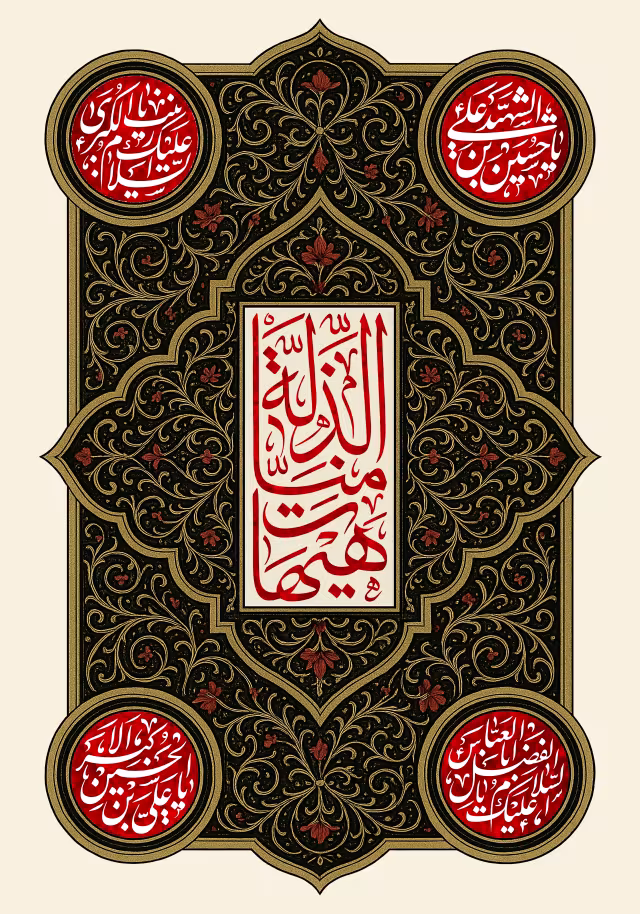 هیهات منا الذله | طرح مناسب استوری و پست