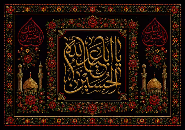 یا اباعبدالله الحسین | تصویر باکیفیت برای طراحی؛ طرح منتخب