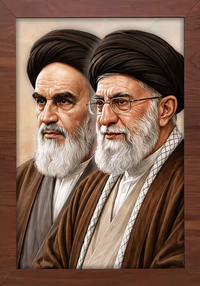 آقا و امام | تصویر باکیفیت برای طراحی