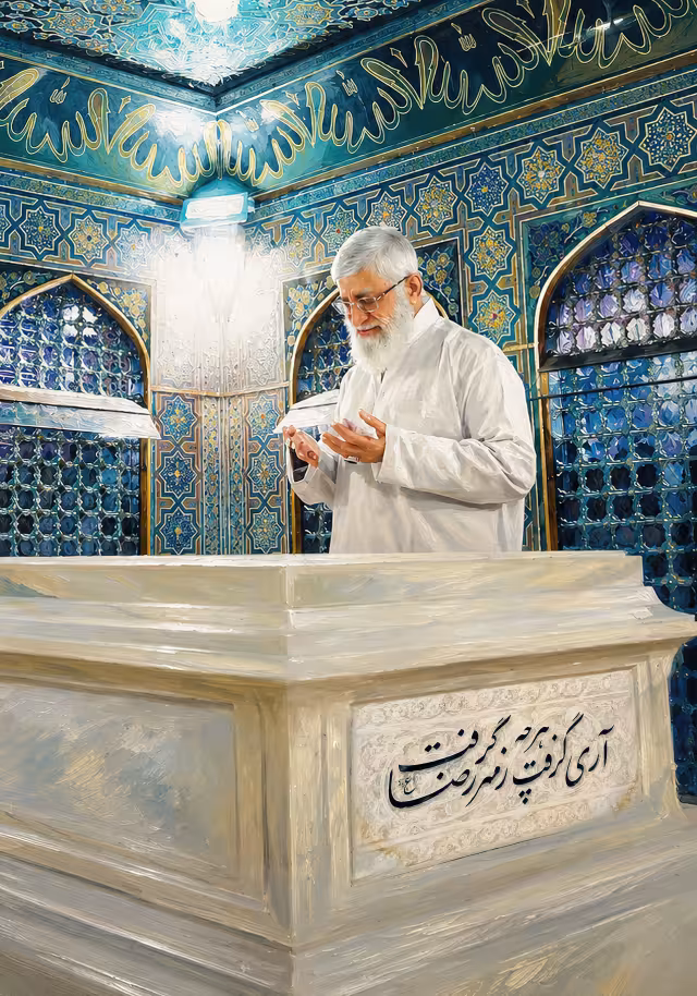 آری گرفت هر چه ز مهر رضا گرفت | تصویر باکیفیت برای طراحی