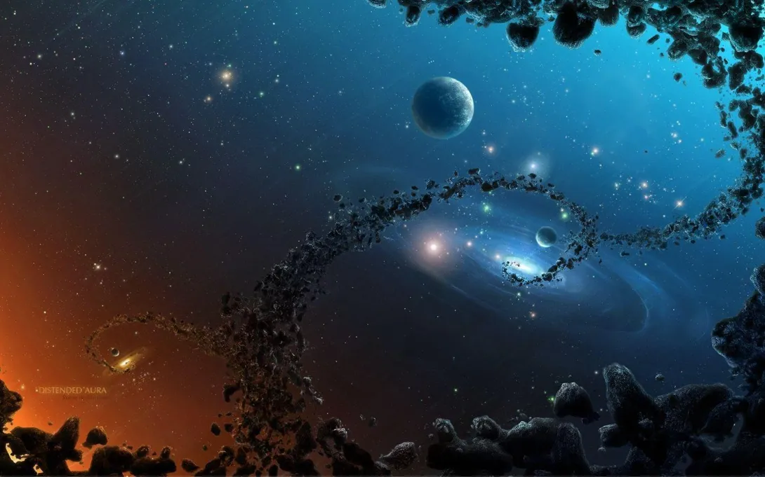 تصویر سیارک برای والپیپر و پس‌زمینه در موضوع فضا و نجوم