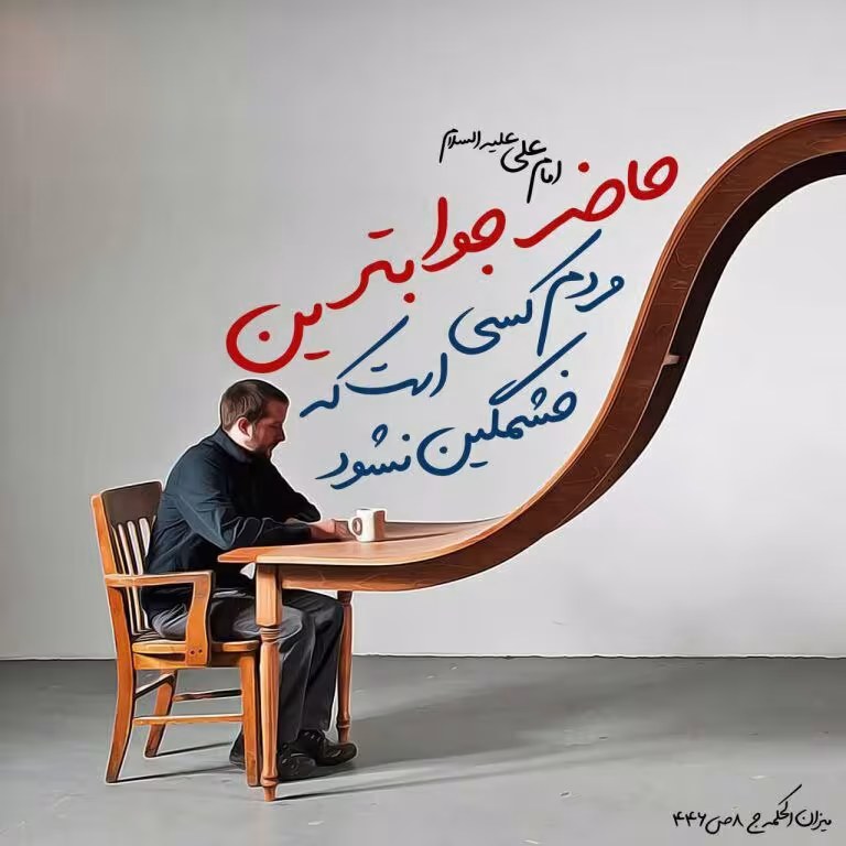 حدیث حاضر جوابترین مردم