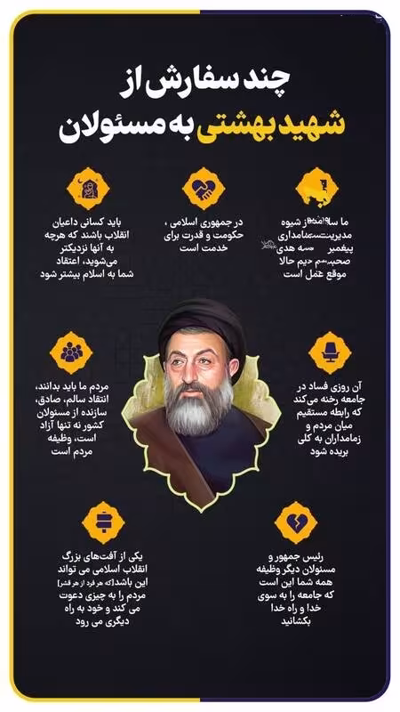 سالروز شهادت دکتر بهشتی و ۷۲ تن از یاران انقلاب و روز قوه قضائیه