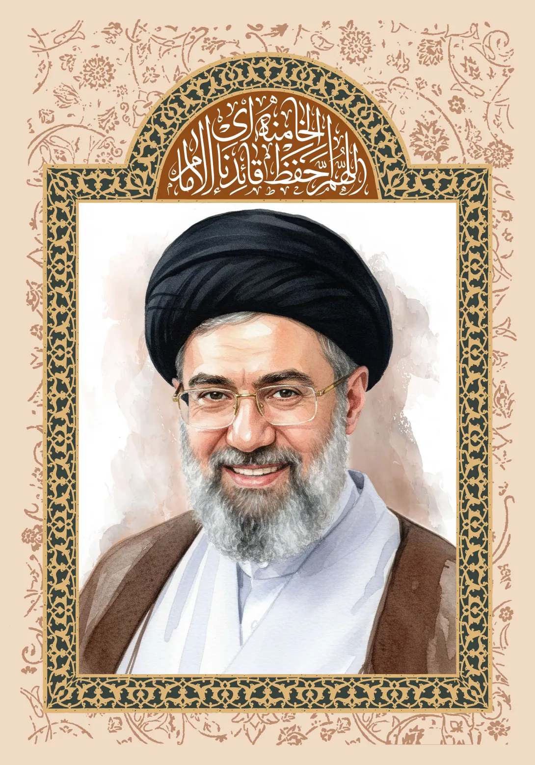 اللهم احفظ قائدنا الخامنه ای | تصویر باکیفیت برای طراحی؛ طرح منتخب