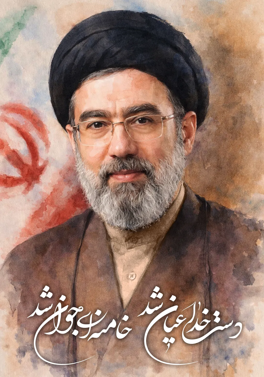 امام خامنه ای جوان شد | تصویر باکیفیت برای طراحی؛ طرح منتخب