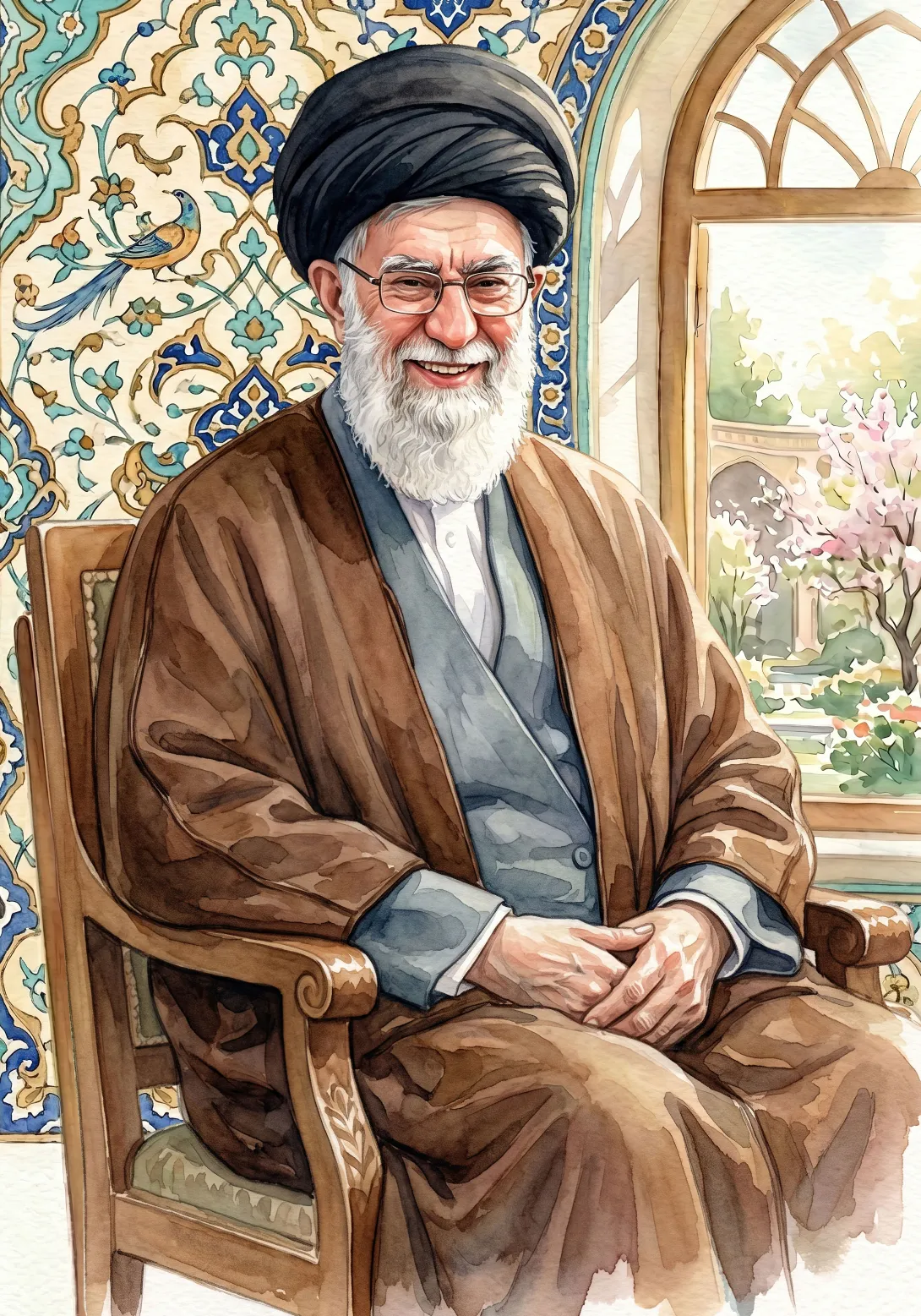 شهید امام سید علی خامنه ای | تصویر مناسب شبکه‌های اجتماعی