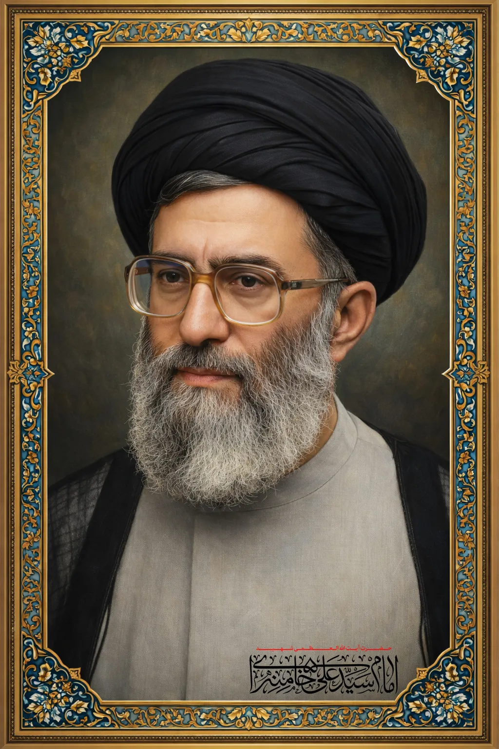 تصاویری از رهبر شهید امام سید علی خامنه ای | پوستر و تصویر یادبود